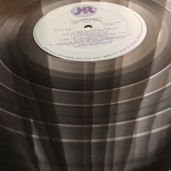 Big John Hall The Lord Liveth Vinyl Lp '81 - Picture 3 of 9